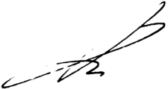Signature du maire